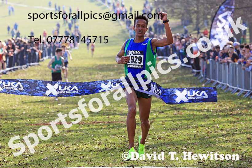 Mens under-20s 2025 UK CAU Inter Counties Cross Country Champs., Wollaton Park, Nottingham. Photo: David T. Hewitson/Sports for All Pics